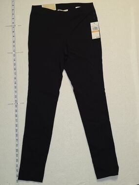 Michael Kors Black High-Rise Stretch Pants